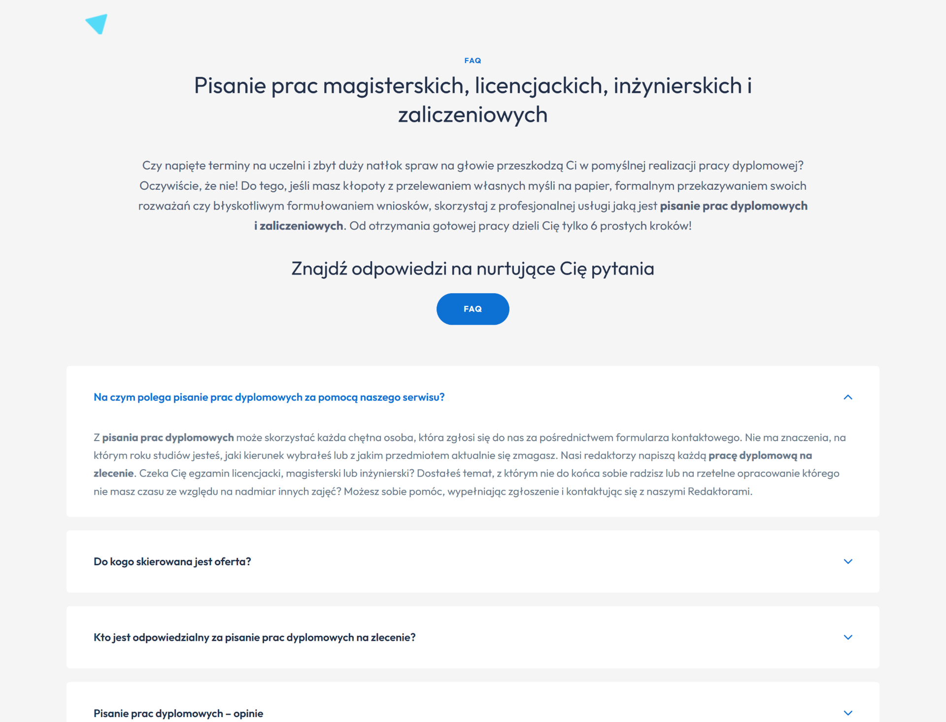 Redaktorzy.com — dolna część strony głównej (placeholder docelowej treści)